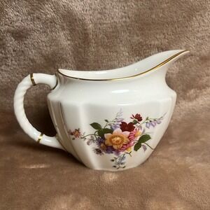 Royal Crown Derby Creamer Unisex OS White Derby Posies Gold Cottagecore Floral